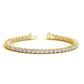 Lab Grown Round Diamond Tennis Bracelet in 14k Yellow Gold (8 cctw F/G  VS2/SI1) RCJ