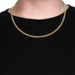 10k Yellow Gold Miami Cuban Semi Solid Chain (4.50 mm)Monde Trend