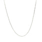 18k White Gold Diamond Cut Cable Link Chain (0.75 mm) RCJ