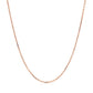 18k Rose Gold Diamond Cut Cable Link Chain (1.10 mm) RCJ