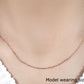 18k Rose Gold Diamond Cut Cable Link Chain (1.10 mm) RCJ