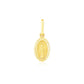 14k Yellow Gold Oval Religious Medal Pendant RCJ