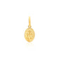 14k Yellow Gold Oval Religious Medal Pendant RCJ