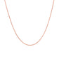 14k Pink Gold Round Cable Link Chain (1.10 mm)Monde Trend