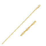 10k Yellow Gold Singapore Chain (1.50 mm)Monde Trend