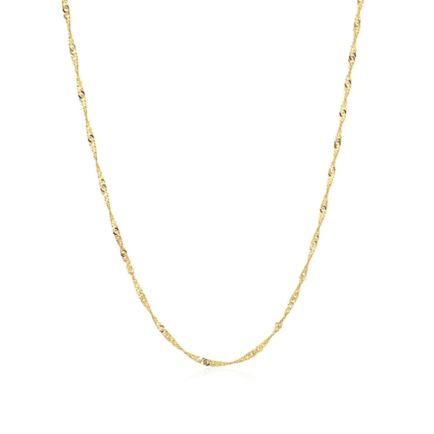 10k Yellow Gold Singapore Chain (1.50 mm)Monde Trend