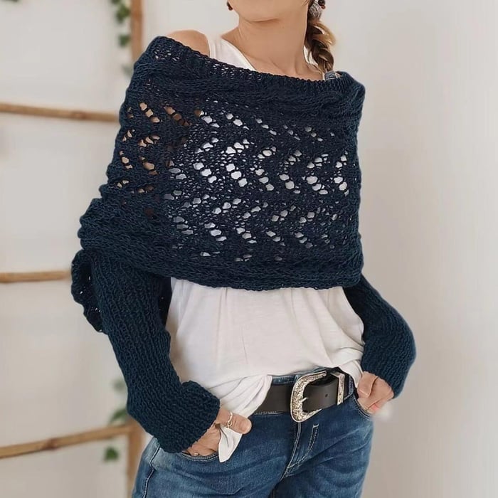 Women's Knitted Double Sleeve Scarf  (Buy 2 save 20%)