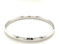 Classic Bangle in 14k White Gold (6.00 mm)