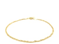 10k Yellow Gold Singapore Bracelet (1.50 mm)