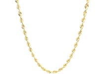 10k Yellow Gold Solid Diamond Cut Rope Chain (3.00 mm)