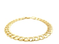 10k Yellow Gold Curb Bracelet (8.20 mm)