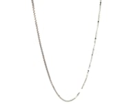 10k White Gold Classic Box Chain (0.78 mm)