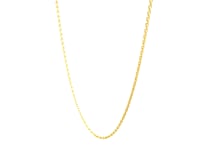 10k Yellow Gold Oval Cable Link Chain (0.97 mm)