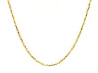 Diamond Cut Fancy Links Pendant Chain in Yellow Gold (1.50 mm)