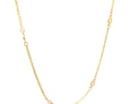 Endless Adjustable Diamond Pendant Chain in Yellow Gold (3.00 mm)