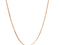 14k Rose Gold Adjustable Cable Chain (1.10 mm)